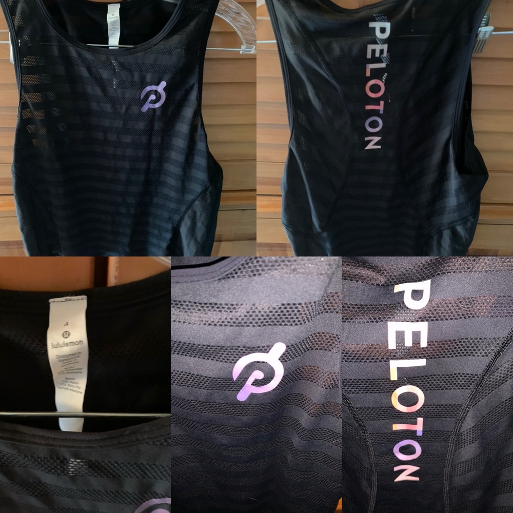 Lululemon x Peloton tank size 4 black